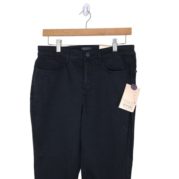 NWT NYDJ Sherri Slim Black High Rise 5 Pocket Jeans Size 8 - Picture 4 of 10
